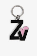 ZV Crush Key Ring - Women’s ZV pink heart key ring