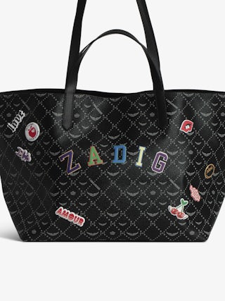 Initial Q Sticker - Multicoloured initial Q sticker to be placed on our coated Monogram canvas or on your smooth leather trainers.