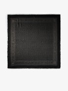 Foulard Glenn ZV Initiale - Grand foulard imprimé ZV.