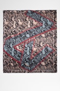 ZV Initiale Delta Scarf - Women’s large printed cotton scarf