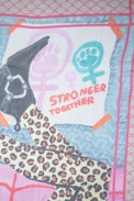Band Of Sisters Scarf - Women’s Band of Sisters N Dricks black printed scarf