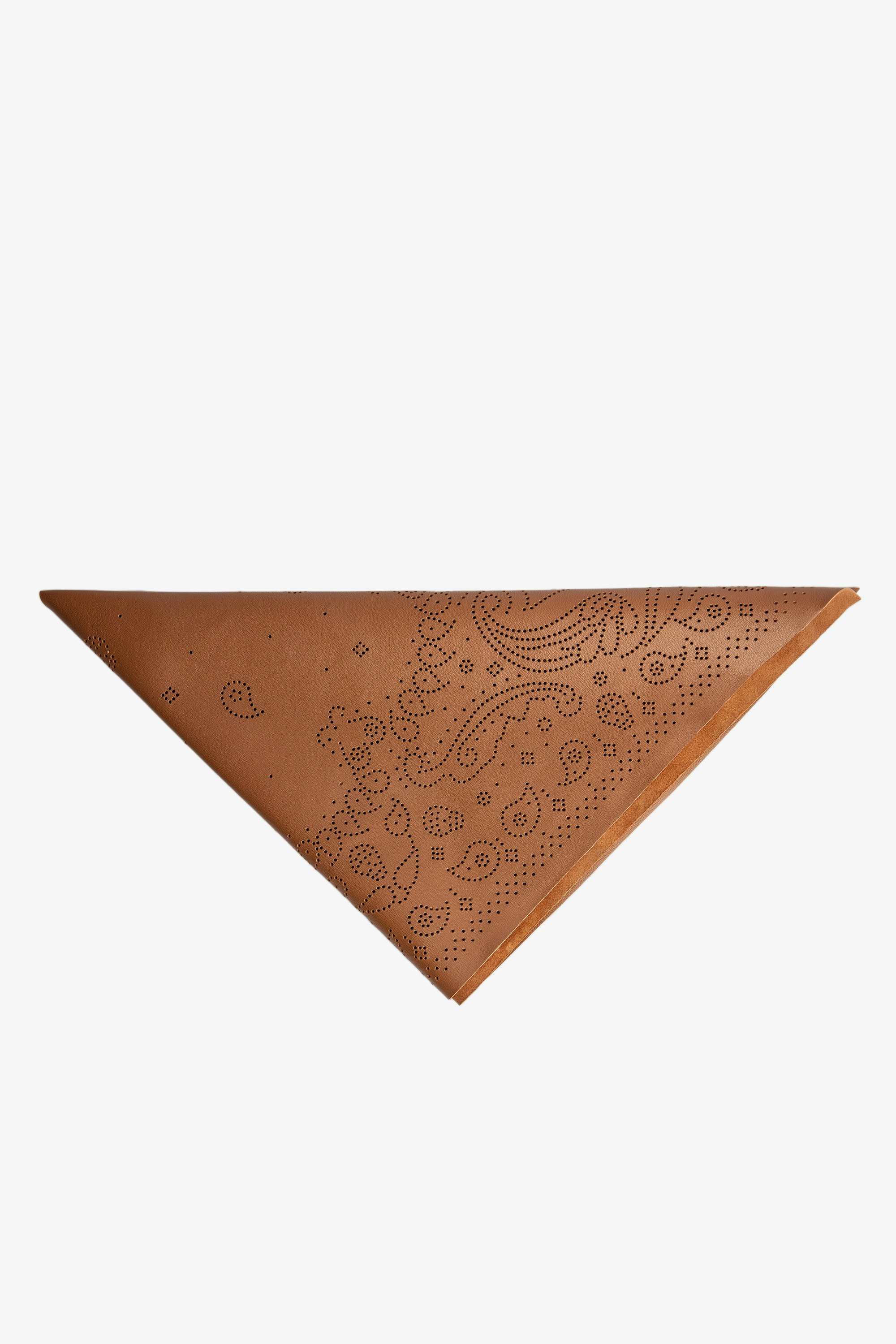Leather scarf bandy Leather scarf ZV
