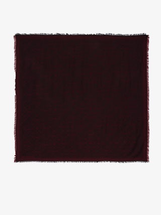 Glenn Monogram 135 Scarf - Large jacquard monogram scarf.