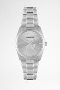 ZV Glitter Fusion Watch - Women's steel watch in silver with ZV crystals