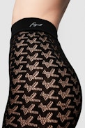 Collants ZV Résille Fogal X Zadig&Voltaire - Collants en résille noire Femme Fogal X Zadig&Voltaire