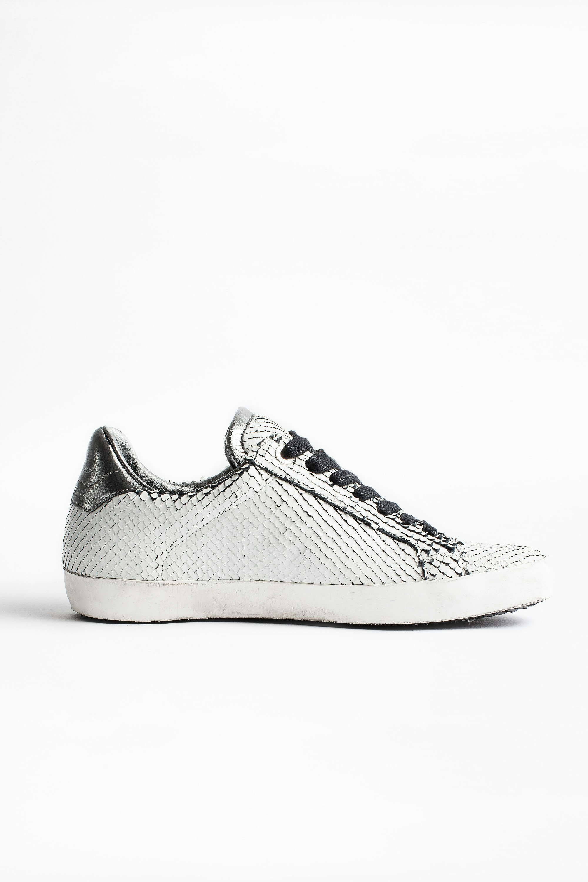 Zadig Neo Keith Flash sneakers - Women’s white leather sneakers.
