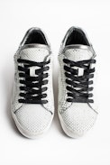 Zadig Neo Keith Flash sneakers - Women’s white leather sneakers.