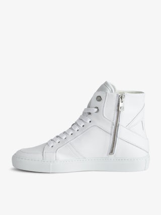 ZV1747 High Flash High-Top Trainers - ZV1747 high-top trainers in leather.