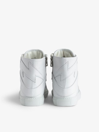 ZV1747 High Flash High-Top Trainers - ZV1747 high-top trainers in leather.