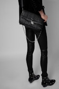 Rocky Quilted Bag - Rocky iconic women’s black quilted leather bag.