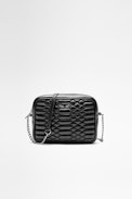Sac XS Boxy Matelasse - Mini sac zippé en cuir