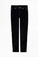David Velvet Pants - Slim fit velvet pants