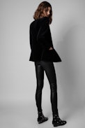 Leather Leggings Pharel - Stretch leather pants