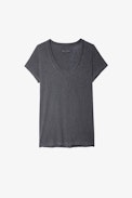T-shirt Tiny Slub - T-shirt aus Baumwolle und Modal