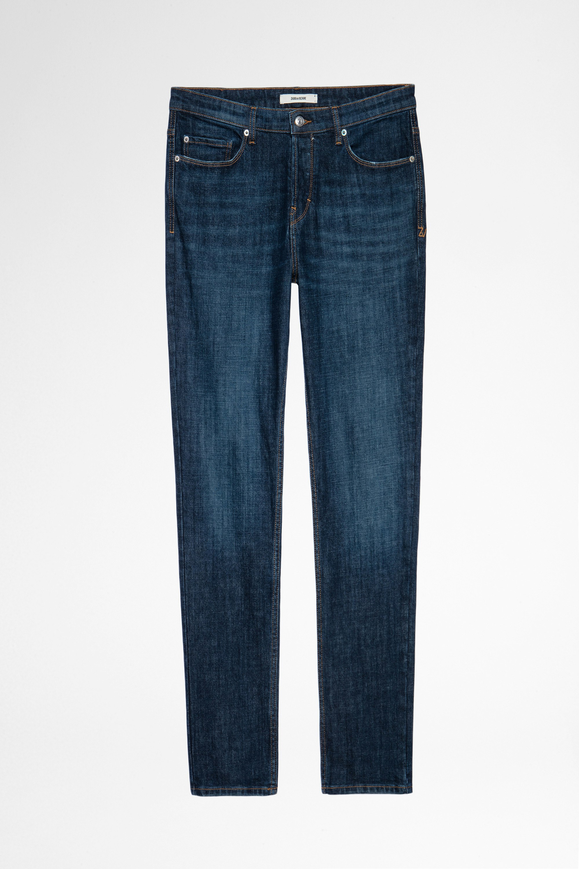 David Eco Brut Jeans Men's raw blue jeans