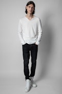 David Eco Jeans - Men's gray slim-fit jeans