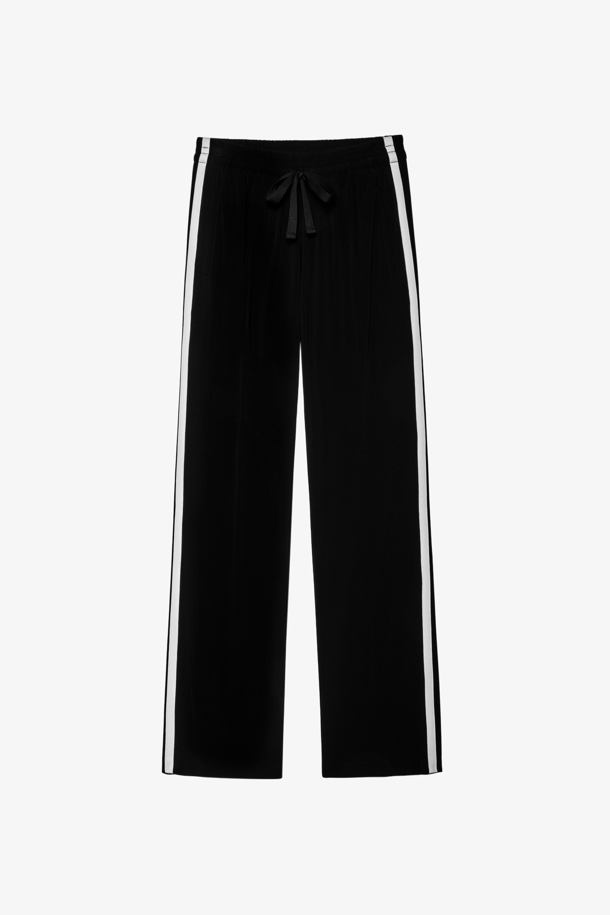 Pomy Pants Women's flowing black trousers.