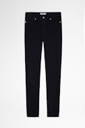 David Velvet Pants - Men's black velvet pants