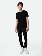 Stockholm T-shirt - White round-neck T-shirt.
