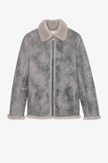 Lean Shearling Jacket - Men’s distressed shearling jacket