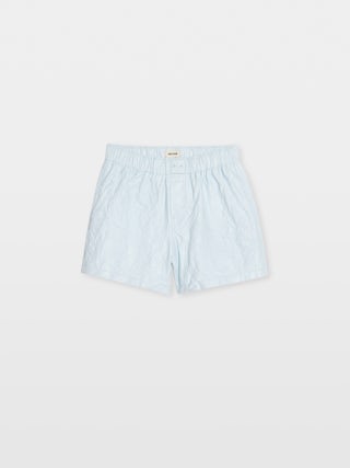 Shorts Pax Crinkled Leather - Crinkled leather shorts with elasticated waistband.