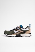 Kinder-Sneaker Wave Leder - Grüne Kinder-Sneaker