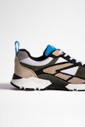 Kinder-Sneaker Wave Leder - Grüne Kinder-Sneaker