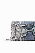 Compagnon Multicolored Python Wallet - Zip python wallet
