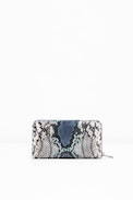 Compagnon Multicolored Python Wallet - Zip python wallet