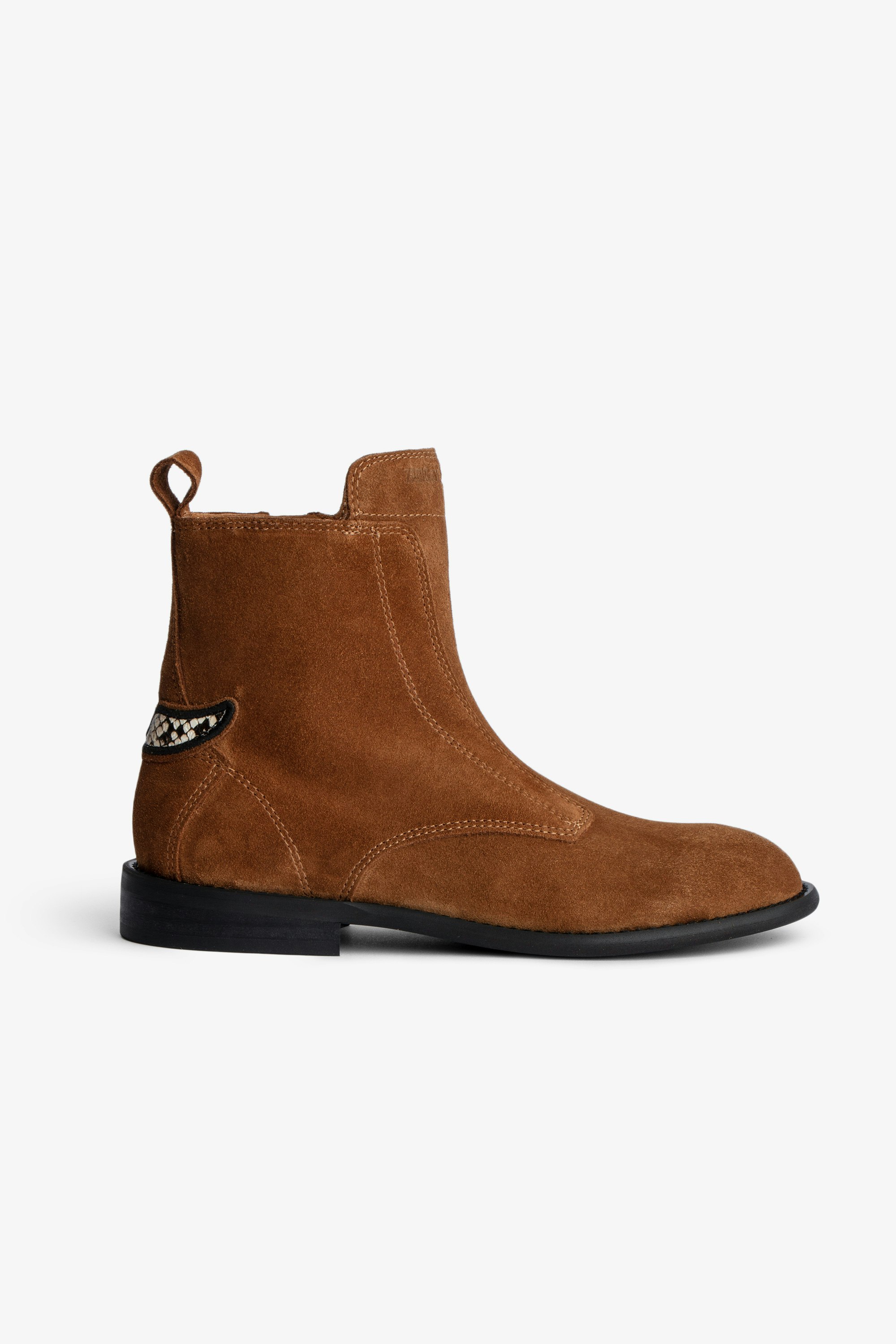 Laureen Children’s Boots Children’s brown leather mid-high boots 