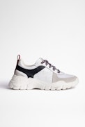 Sneakers Basses Jemmy Enfant - Sneakers en cuir blanc enfant