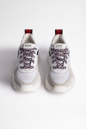 Sneakers Basses Jemmy Enfant - Sneakers en cuir blanc enfant