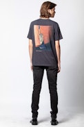 David jeans - Men’s dark gray jeans.