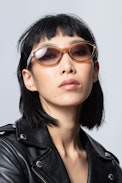 Lunettes SZV230 - Lunettes marron femme, forme "œil de chat"
