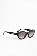 SZV230 Glasses - Women's black glasses, “cat's eye” shape