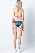 Haut de Maillot de Bain Blueys - Haut de maillot de bain bleu triangle femme.