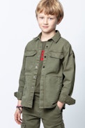VESTE KAYAK ENFANT - Veste verte garçon.
