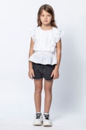 KIDS’ GISELE BLOUSE - Girls’ white blouse.