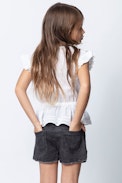 KIDS’ GISELE BLOUSE - Girls’ white blouse.