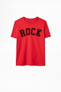 KIDS’ KITA T-SHIRT - Boys’ red T-shirt.