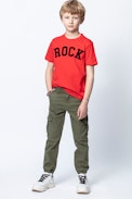 KIDS’ KITA T-SHIRT - Boys’ red T-shirt.