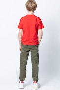 KIDS’ KITA T-SHIRT - Boys’ red T-shirt.