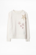 KIDS’ FAME SWEATSHIRT - Girls’ nude sweatshirt.