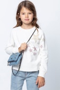 KIDS’ FAME SWEATSHIRT - Girls’ nude sweatshirt.