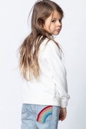 KIDS’ FAME SWEATSHIRT - Girls’ nude sweatshirt.