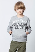 SUDADERA JOE INFANTIL - Sudadera gris para niño.