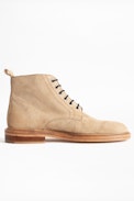 Botines Luis Suede - Botines beige de ante para hombre