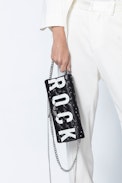 Pochette Rock ZV - Pochette noire matelassée femme en cuir