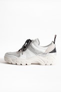 Blaze Metallic Sneakers - Women’s silver-tone running shoes