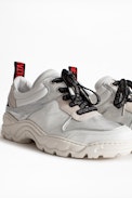 Blaze Metallic Sneakers - Women’s silver-tone running shoes